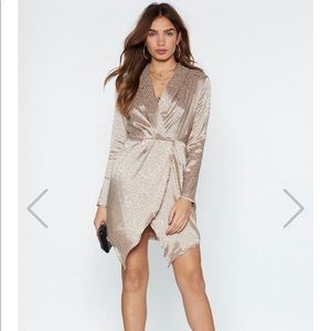 Nasty Gal ‘While the Cat's Away Leopard Dress’